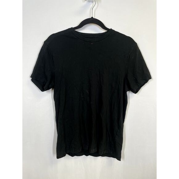 J CREW Men's Washed Short Sleeve Jersey Crew Neck BLK Size S - Picture 1 of 8